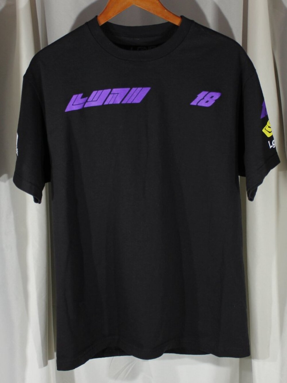 LGND Supply Co. Race Team #18 graphic t-shirt black - Size L